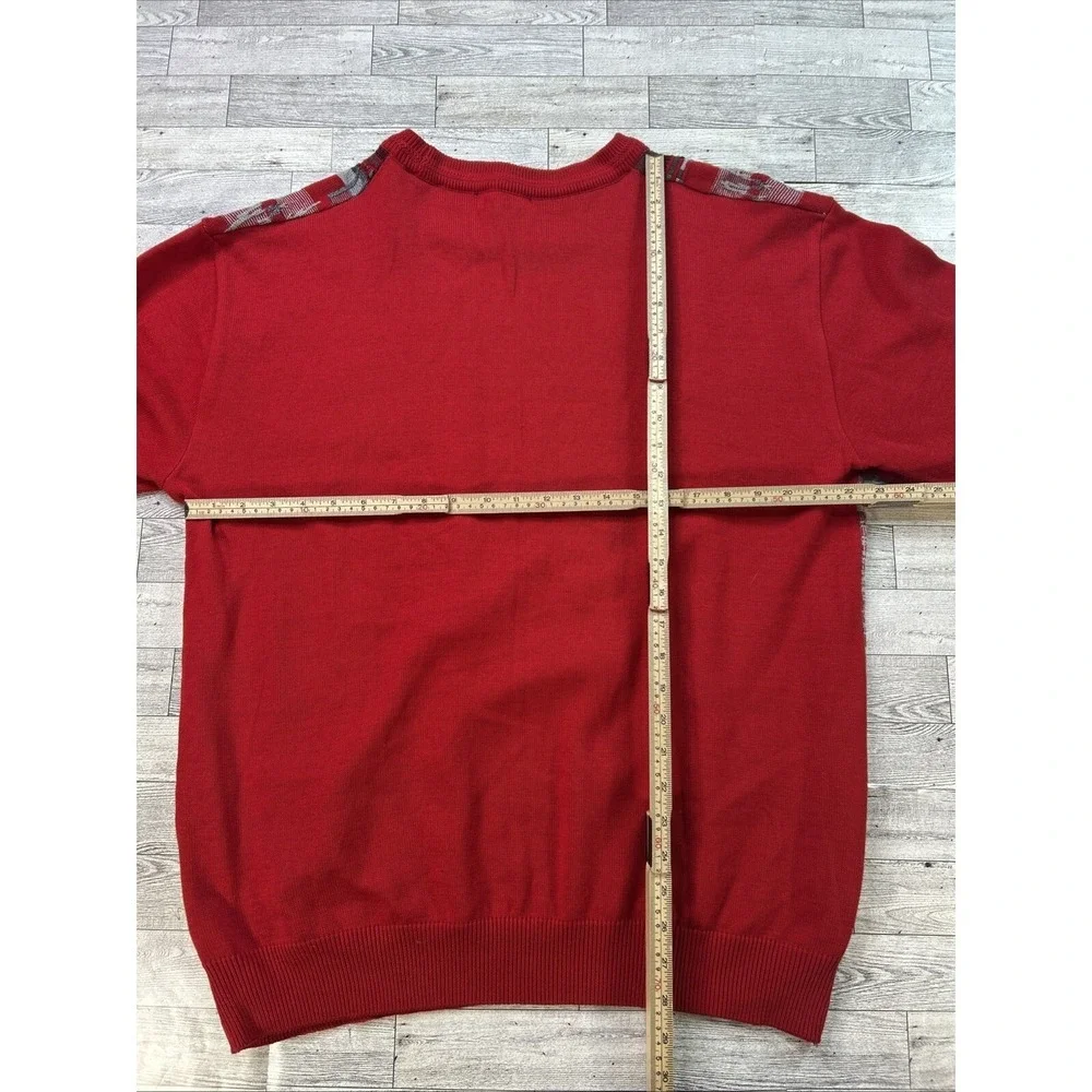 Pelleti Red Abstract‎ Knit Sweater – Men's 2XL