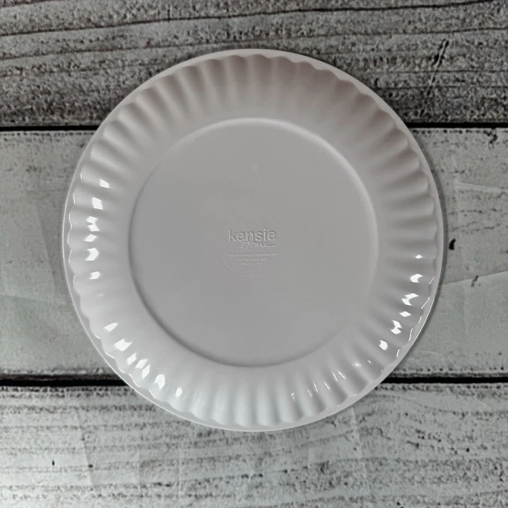 Kensie Home Melamine Plate Donut Pattern 12‎ Count  8