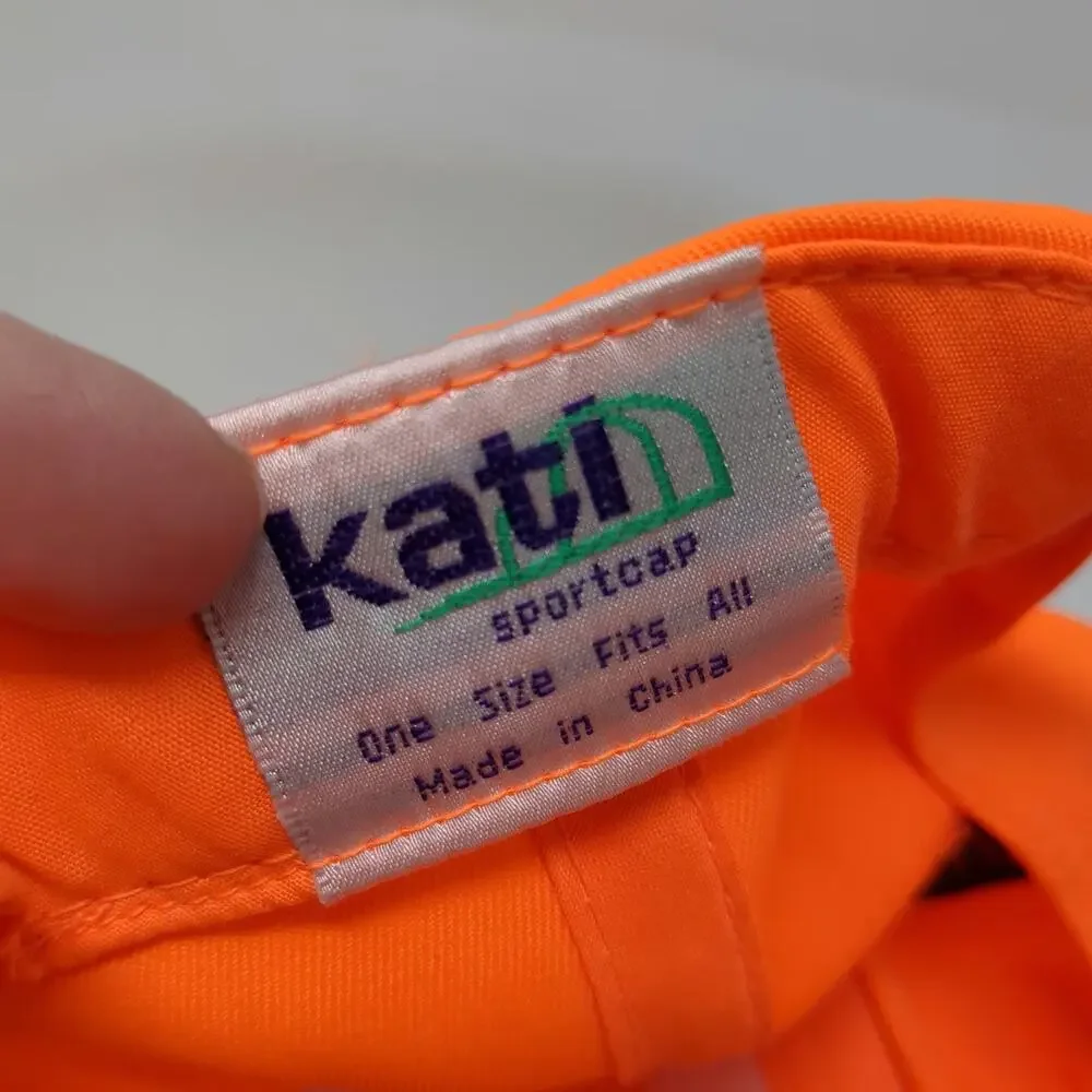 Kati Baseball Cap Orange One Size First Trust Financial Bank High Vis Hat