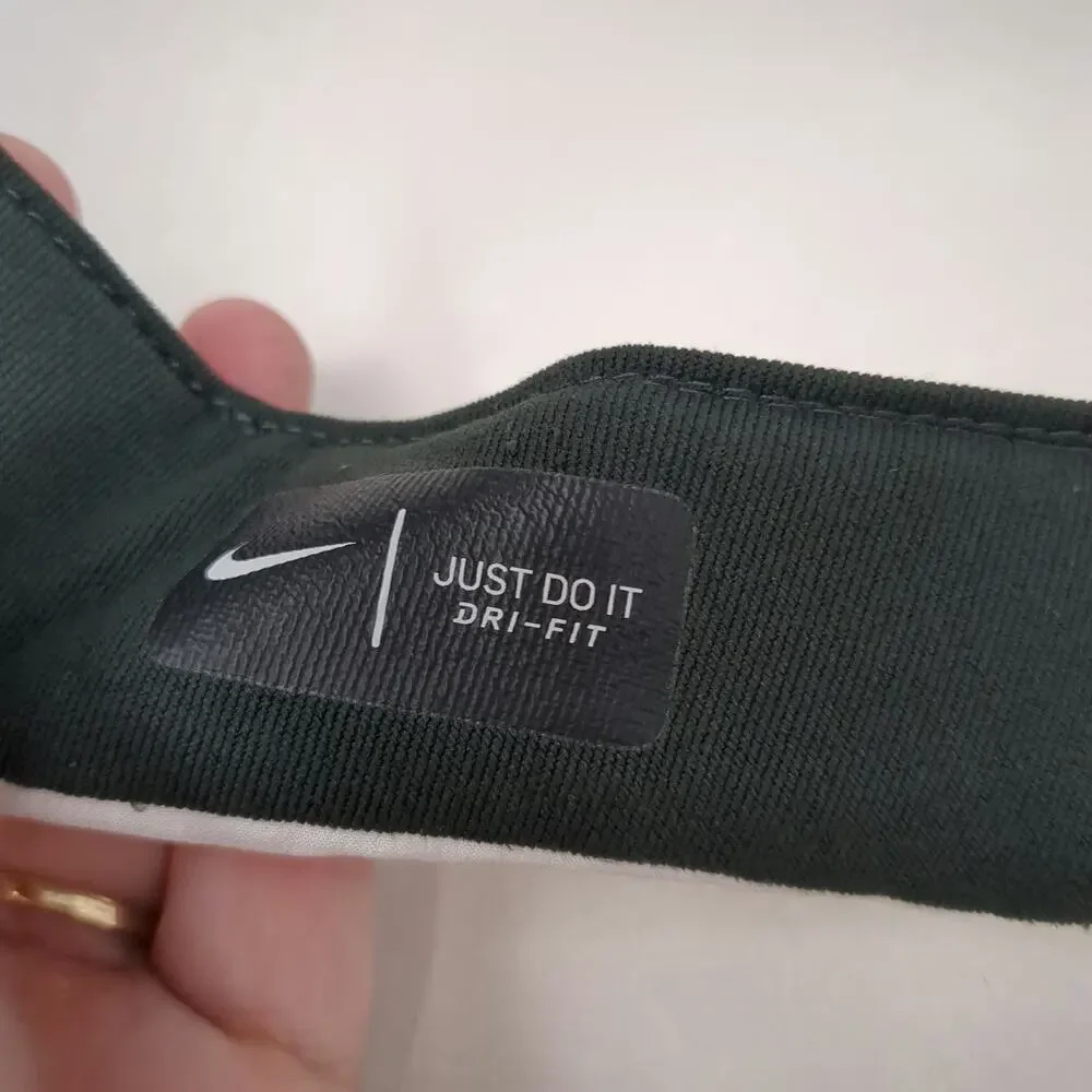 Nike Visor White One Size Dri-FIT Adjustable Strapback Swoosh Golf Tennis Hat