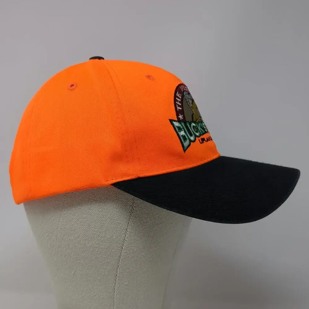 Buck's Bags Baseball Cap Orange One Size Pheasant Upland Vest Strapback Hat
