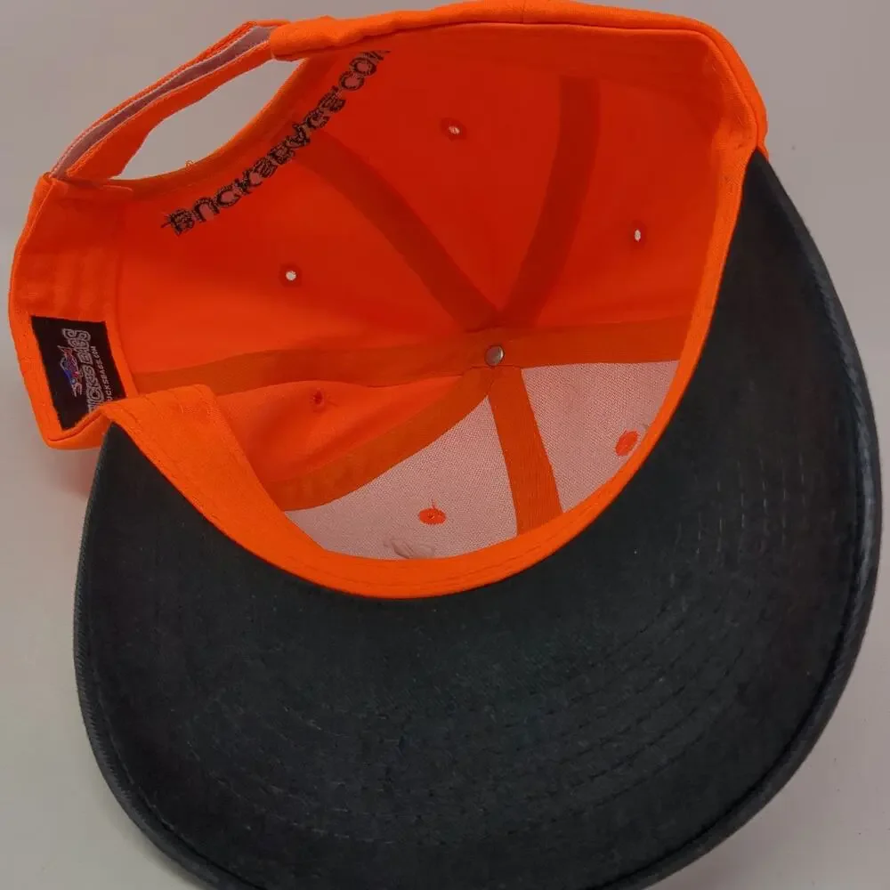 Buck's Bags Baseball Cap Orange One Size Pheasant Upland Vest Strapback Hat