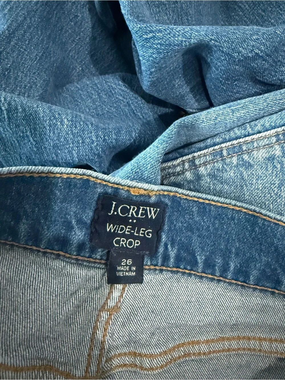 J. Crew Everyday Wide Leg Crop Jean