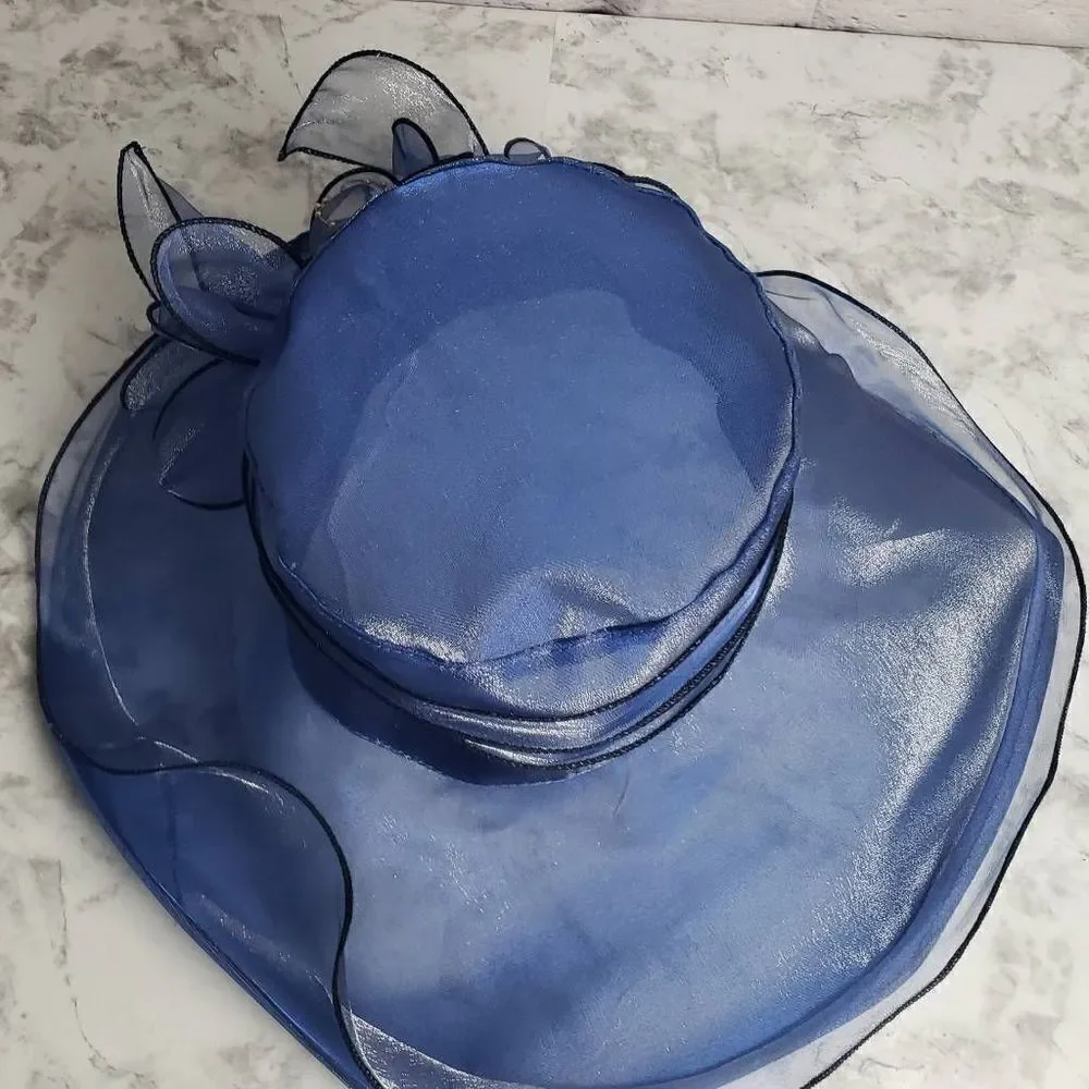 Floral Navy Blue Performance Hat‎