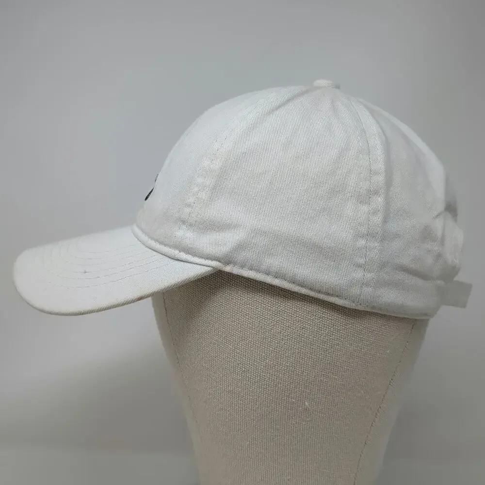 David and Young Baseball Cap White One Size Game Day Embroidery Adjustable Hat