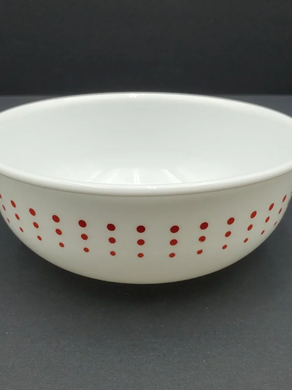 Corelle Bayside Dots Red Soup Bowls Corning Red Polka Dot Cereal Bowls