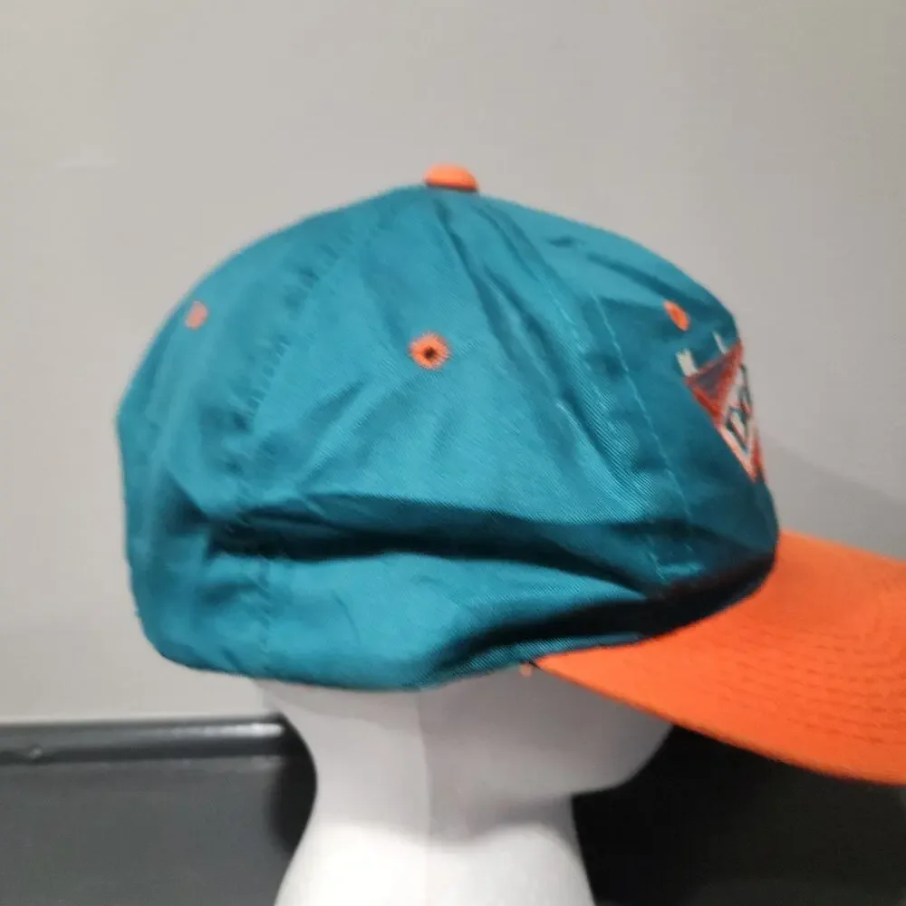 VTG 90s Miami Dolphins Team NFL‎ Football Snapback Hat Cap OSFA 1990s