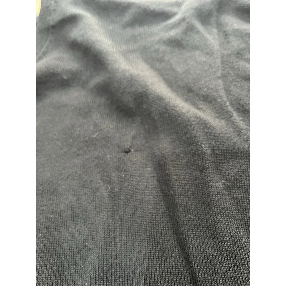 PETER MILLAR‎ CROWN SOFT CREW NECK SWEATER MEN XXL MERINO WOOL/SILK BLK (2133)