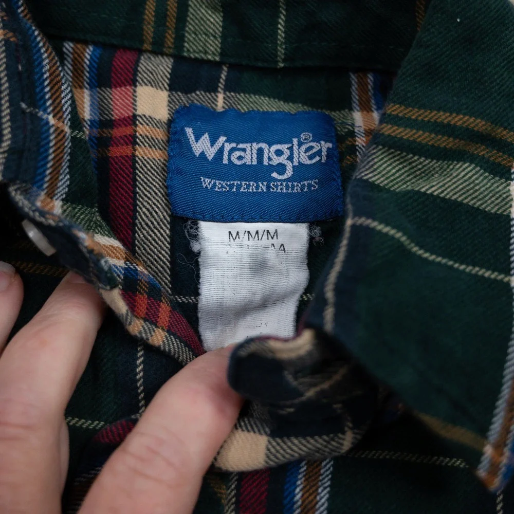 Wrangler western flannel
