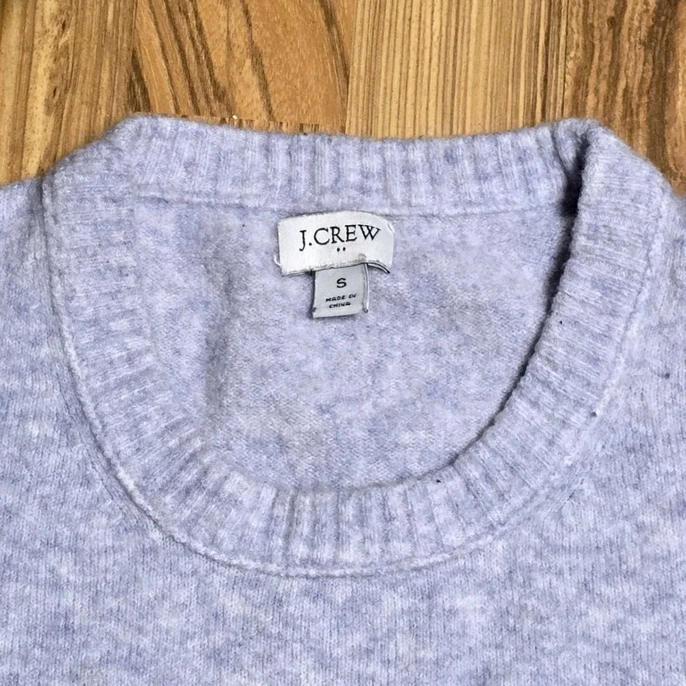 J.‎ Crew Speckled Crewneck Sweater Women's Size Small Light Purple Pullover