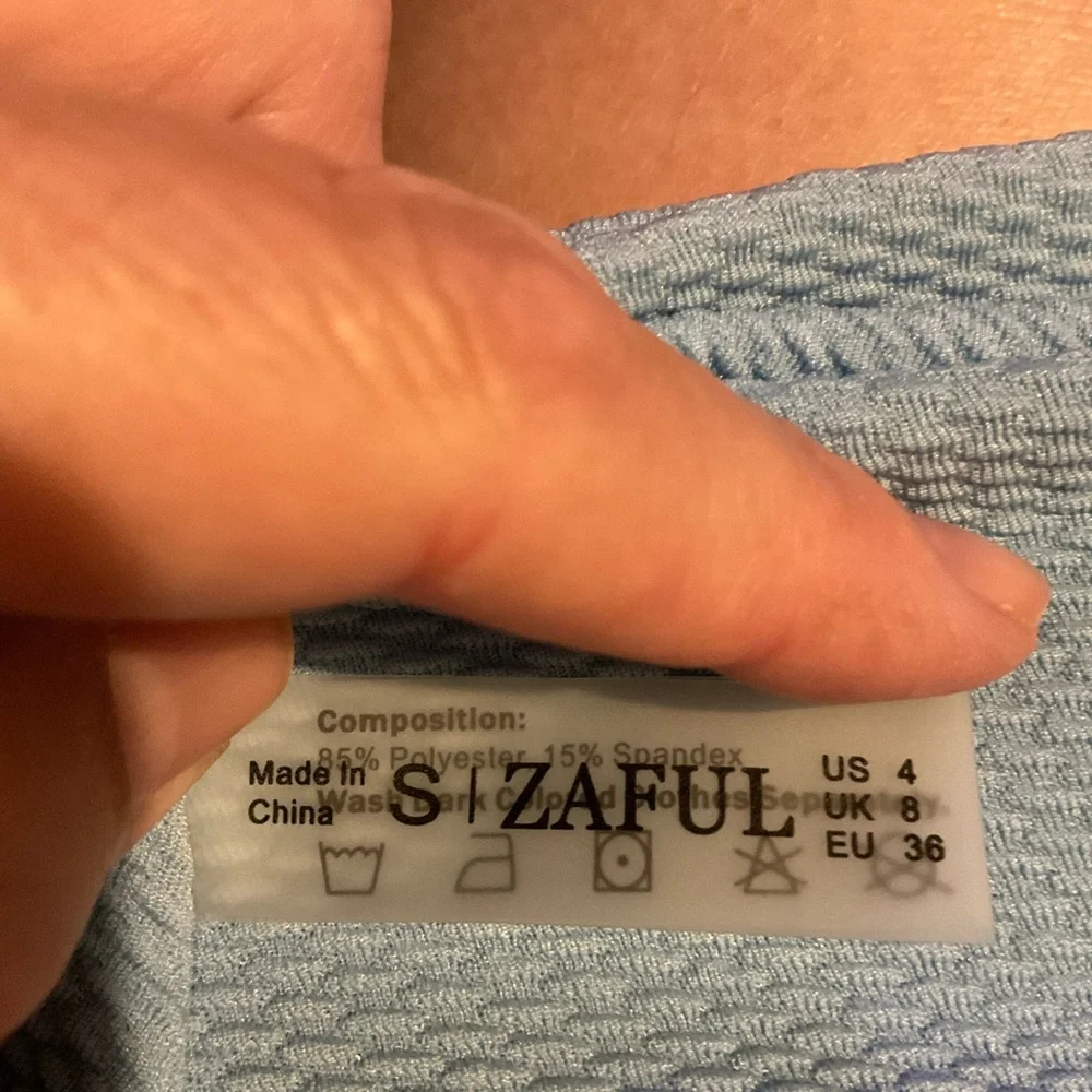 Zaful Gray‎ Bikini Swimwear