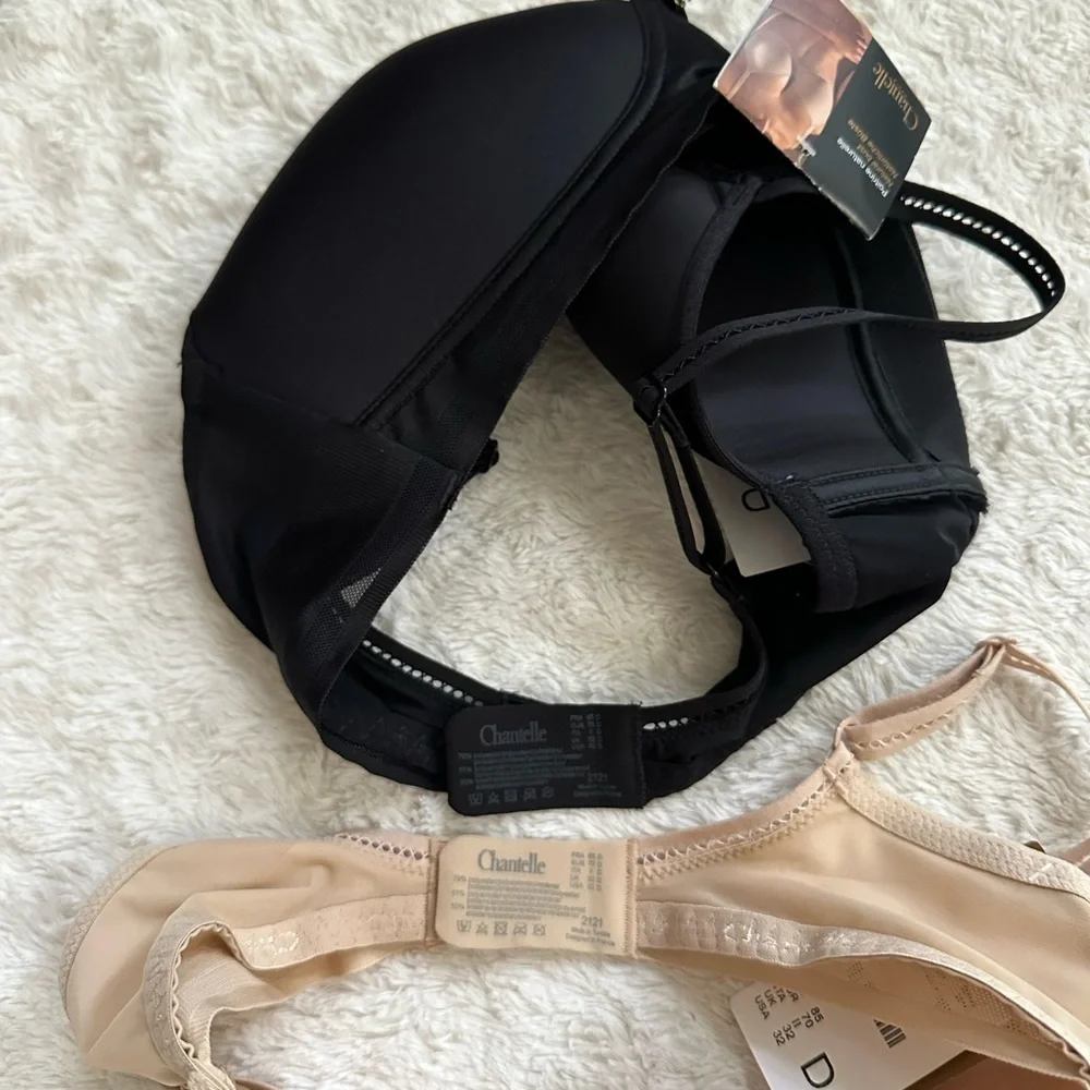 Chantelle No Wire Spacer T-Shirt Bra Bundle (2121) NWT