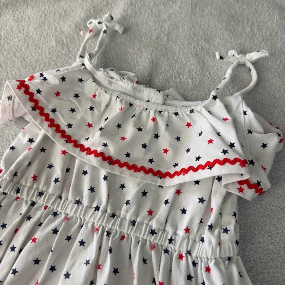 Janie and Jack | All Star Sundress Patriotic Star Print | Girls 5