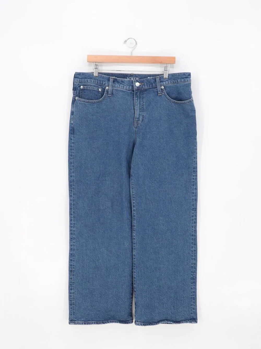 J.CREW 1996 Low Rise Slim Wide Leg Jeans Size 32P