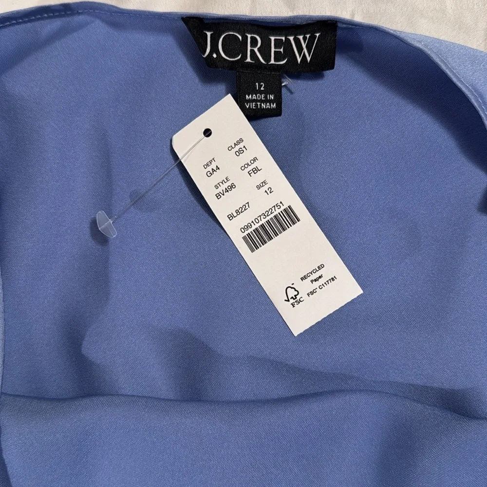 J.Crew Gwyneth slip dress in luster charmeuse BV496