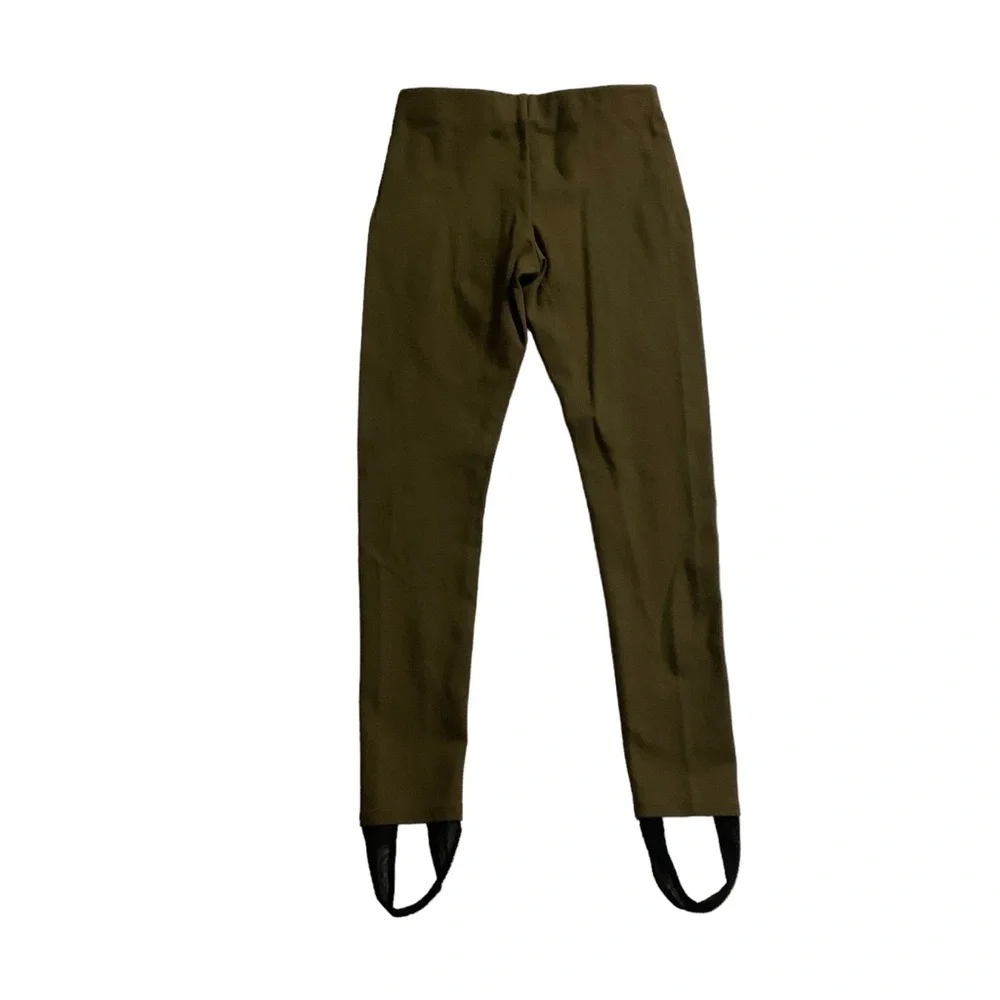 Free People Olive Ponte Stirrup Legging Pants Size XS