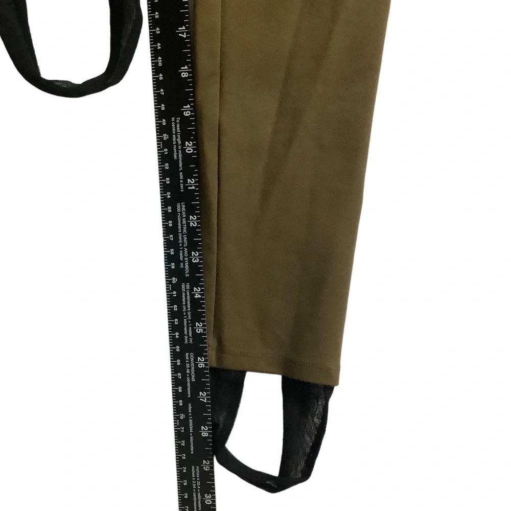 Free People Olive Ponte Stirrup Legging Pants Size XS