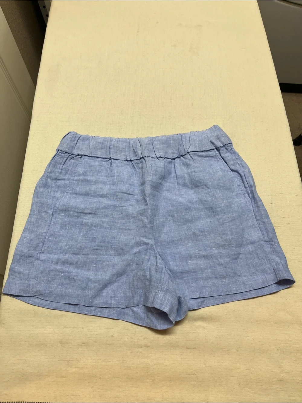 J. Crew XS french blue linen tropez shorts