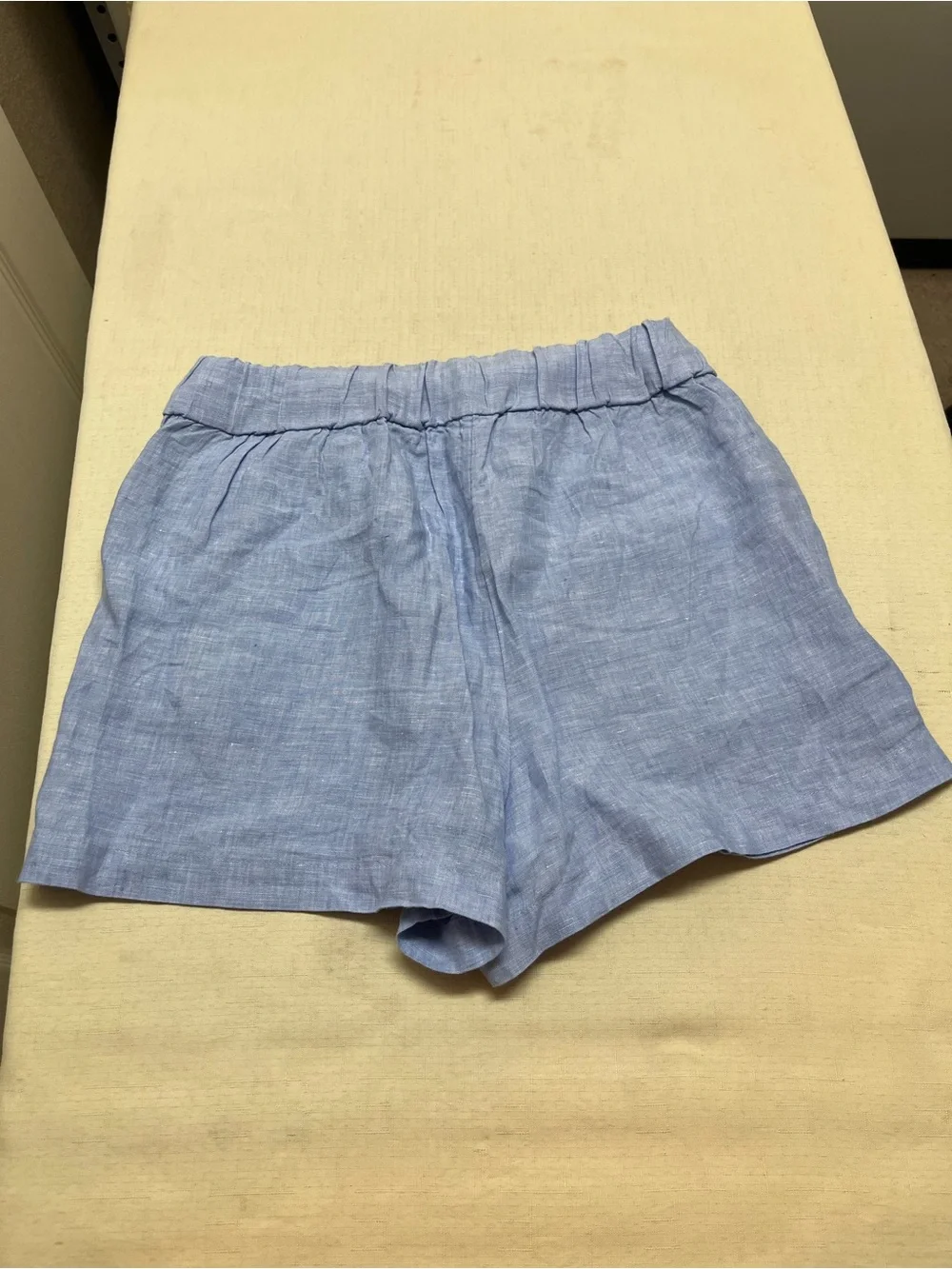 J. Crew XS french blue linen tropez shorts