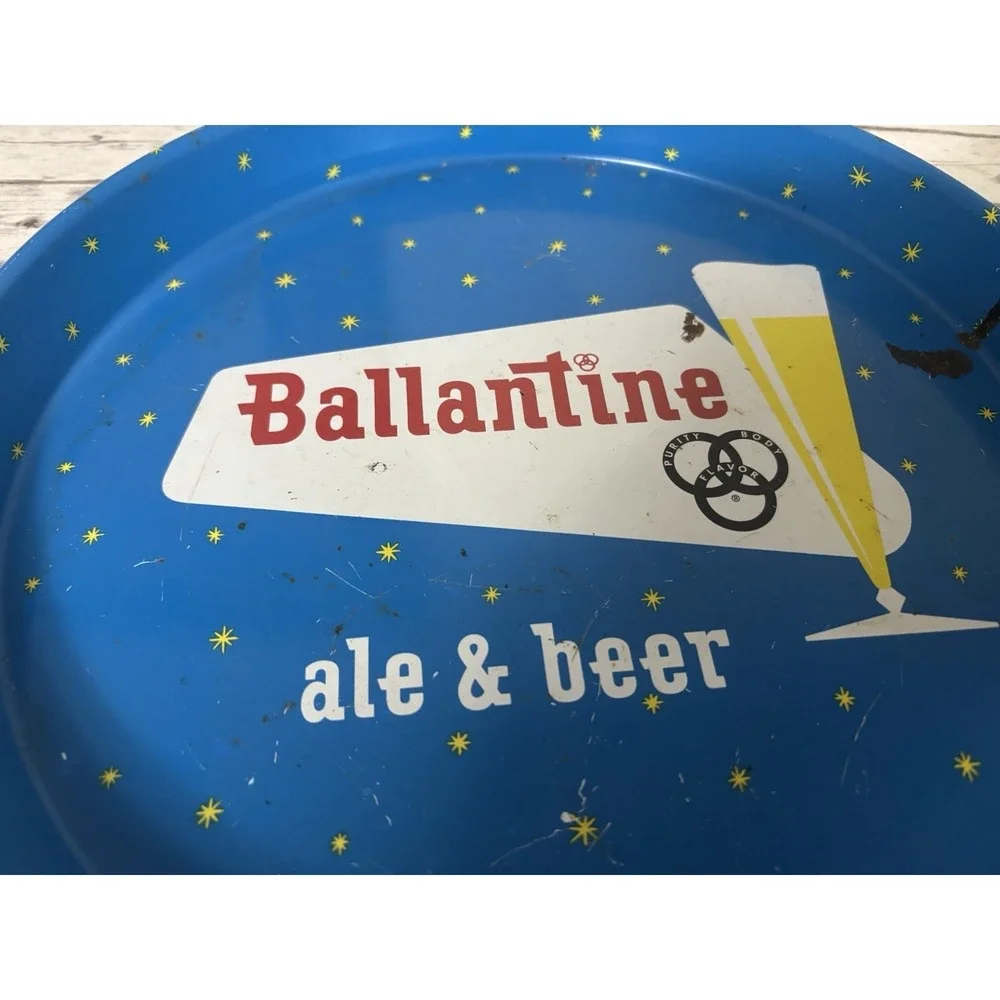 VTG Ballantine Ale & Beer Tray 12