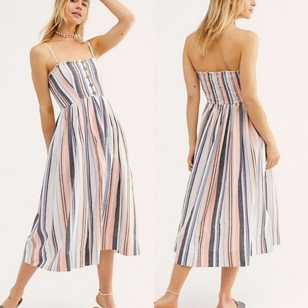 Free People Lilah Striped Tube Dress