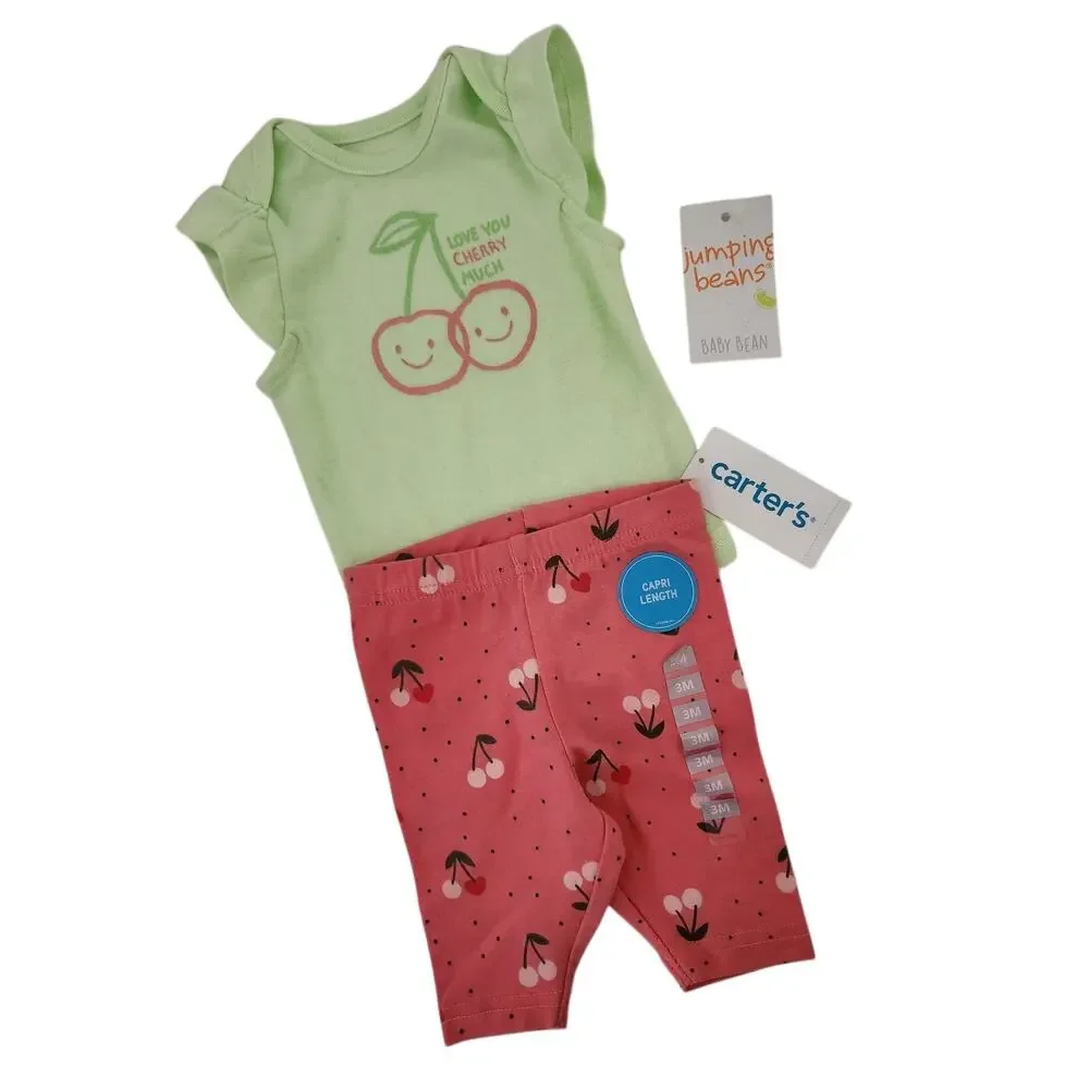 Bundle 0-6M Vintage and New Summer outfits