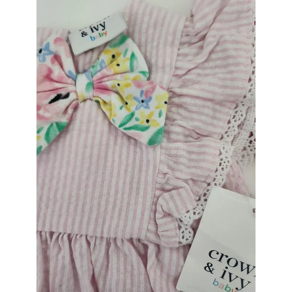 Bundle 0-6M Vintage and New Summer outfits