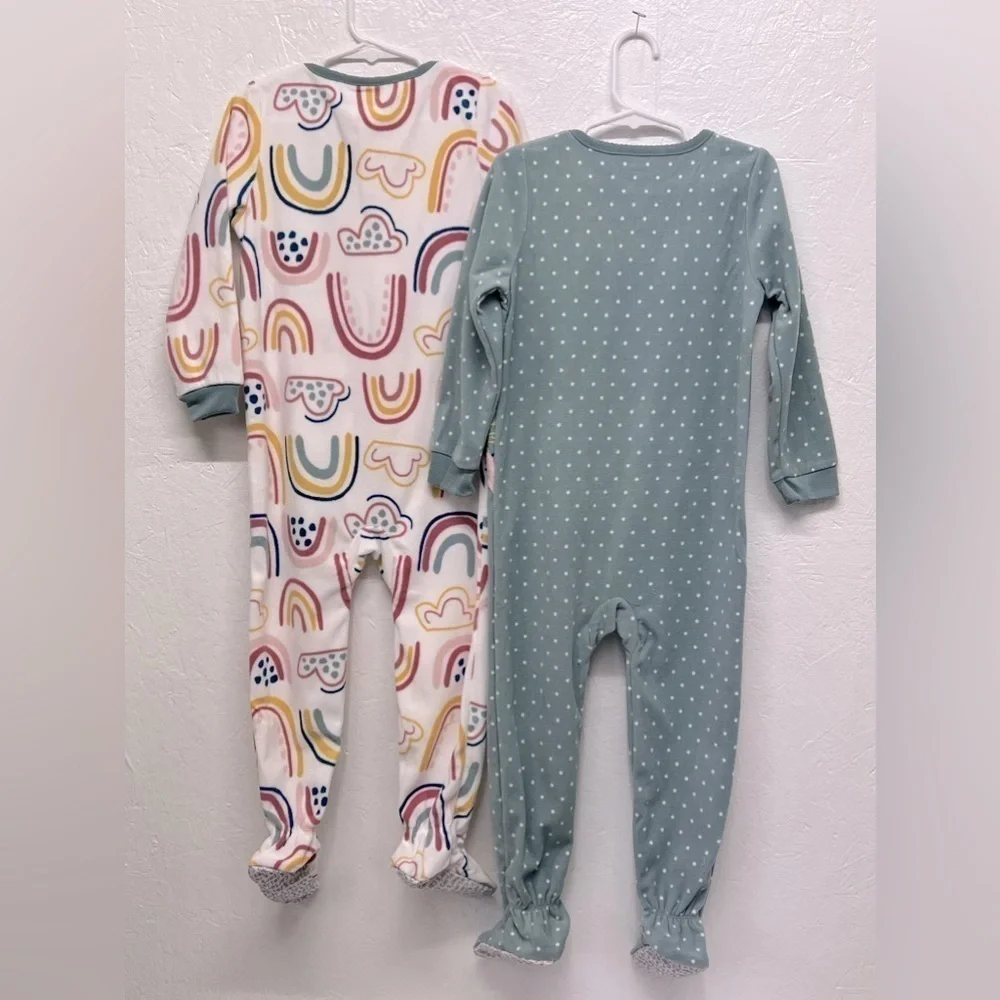 CARTER’S 2-Pack - 1-Piece Fleece Footed Sleepwear - 4T
