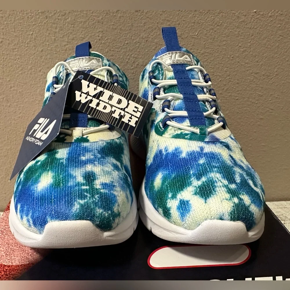 Fila Memory Skyway 2.0 Tie Dye Slip-In Running Shoes - NIB