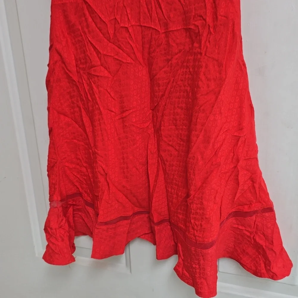 Free People Warm Glow Minidress in Cherry Crush