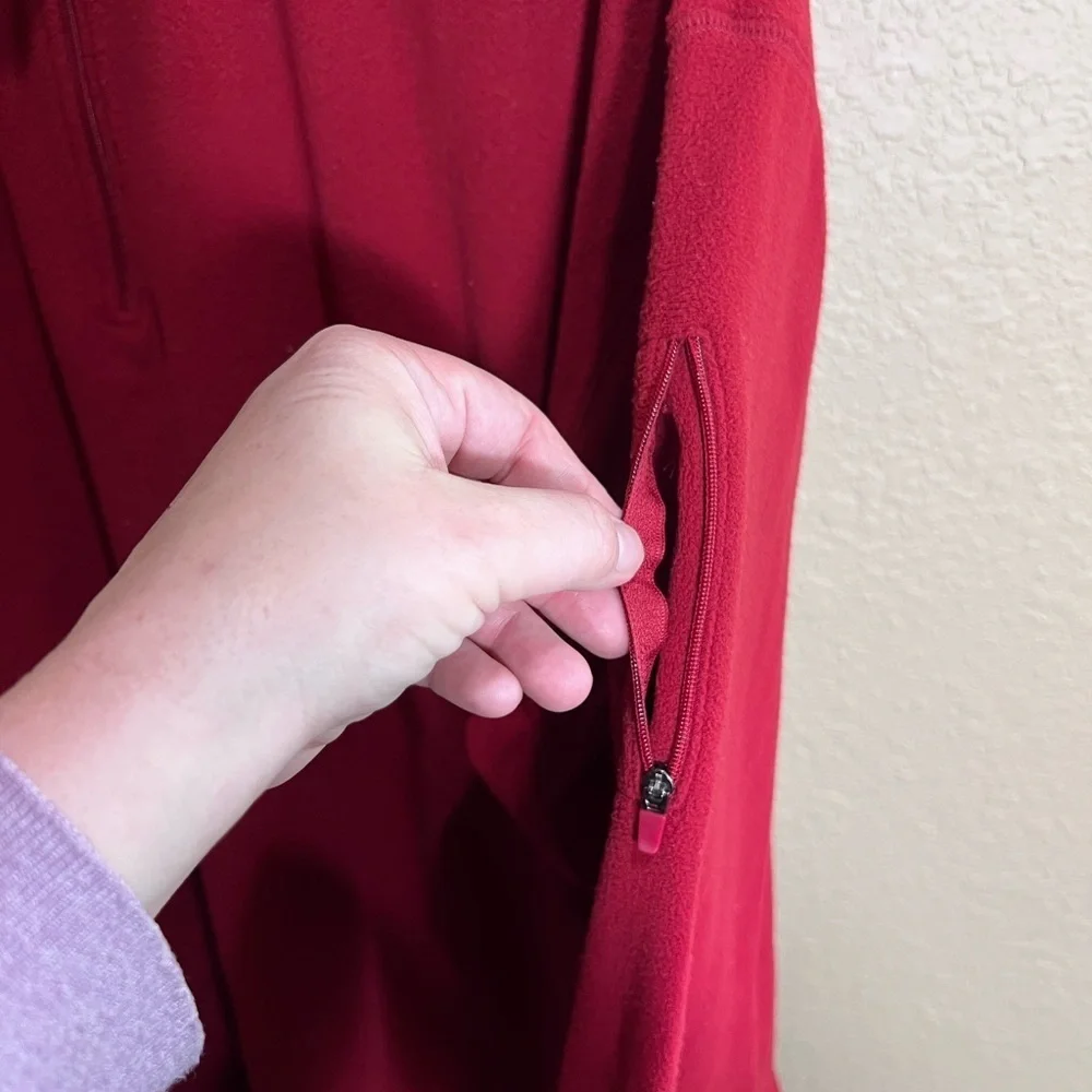Peter Millar Men's Bold Red Zip-Up Sweater