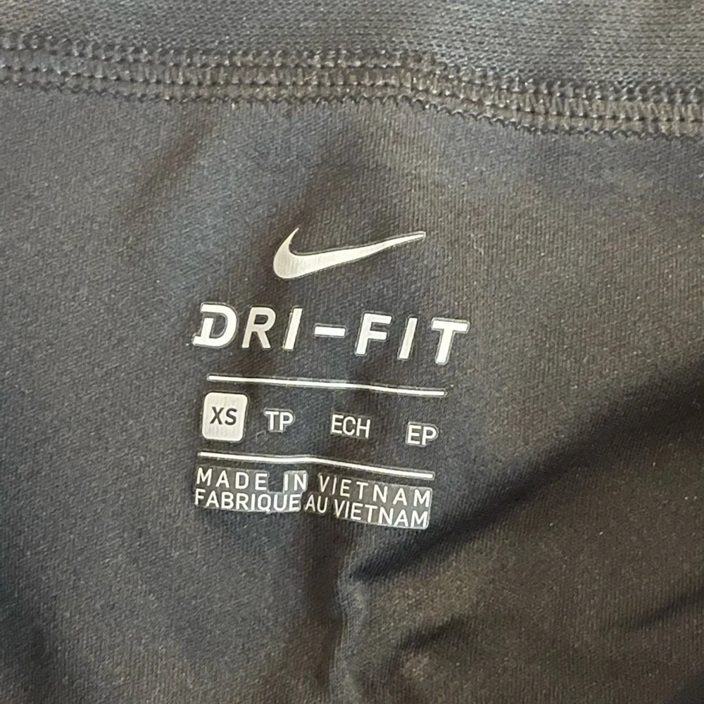 Nike running Dri-fit black and white pattern athletic shorts