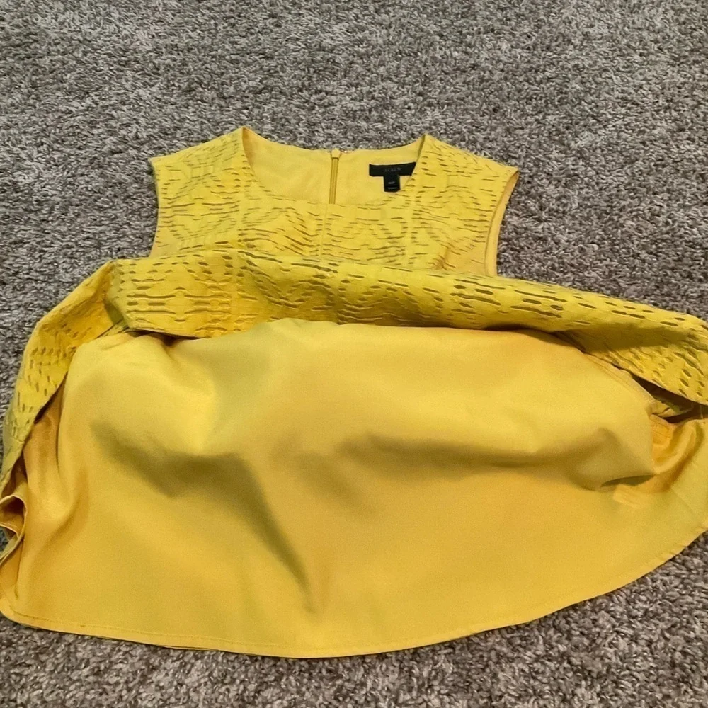 J Crew Eyelet Jacquard Fit Cocktail Midi Dress Size 00P Romantic