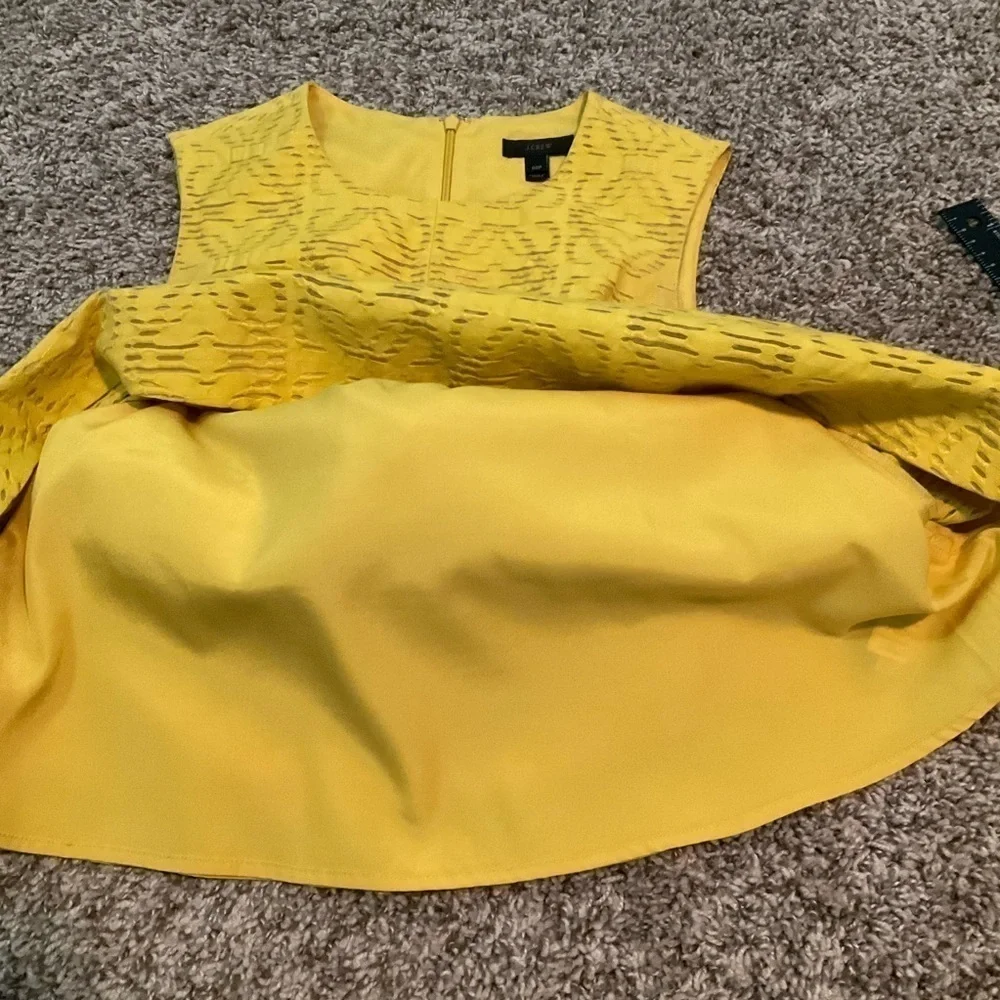 J Crew Eyelet Jacquard Fit Cocktail Midi Dress Size 00P Romantic