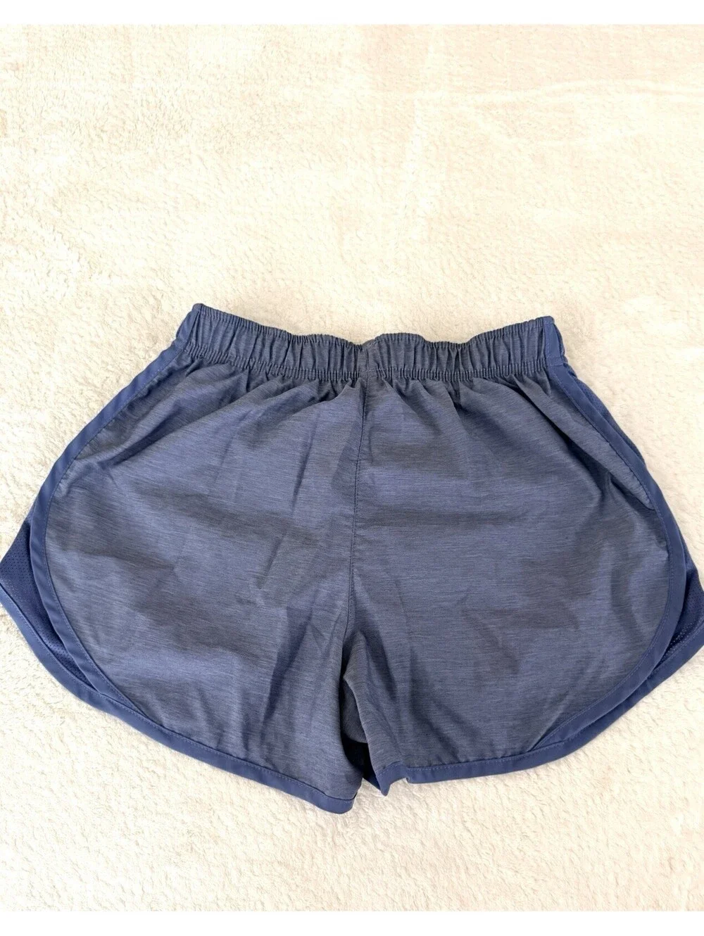 Nike Dri-FIT Women’s Blue Running Athletic Shorts XS Lined Drawstring