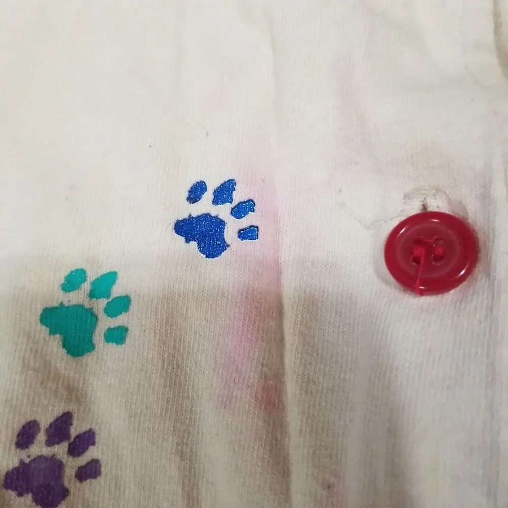 Rare Vintage DISNEY’S The Lion King Button Up Youth Size Large‎ 14 Stained Ink