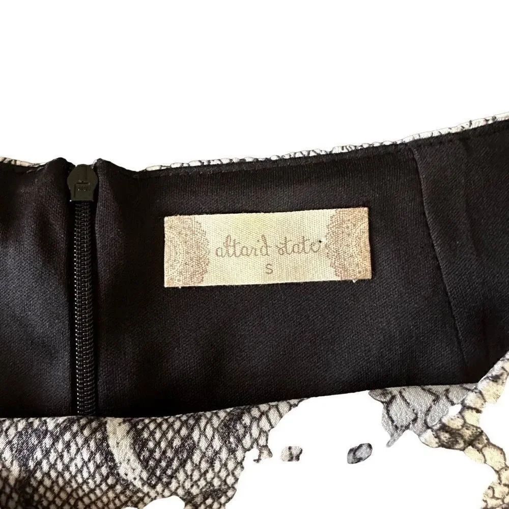 NWT Altar’d State snakeskin print skirt size small