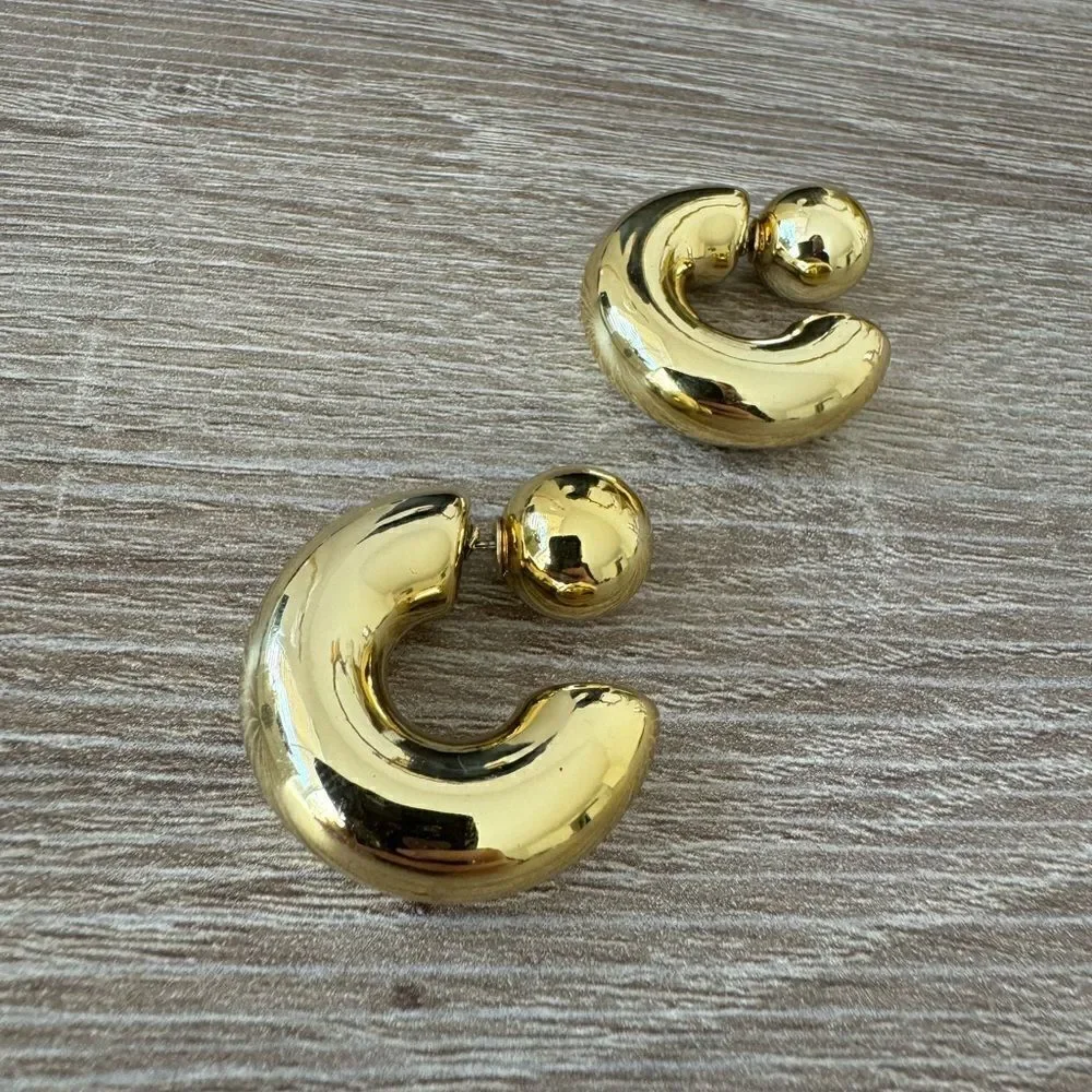 Statement round earrings A1106
