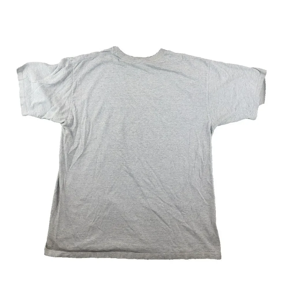 Vintage Y2K Nike Mens Silver Tag Center Hoops Swoosh T-shirt Sz. 2XL Embroidered