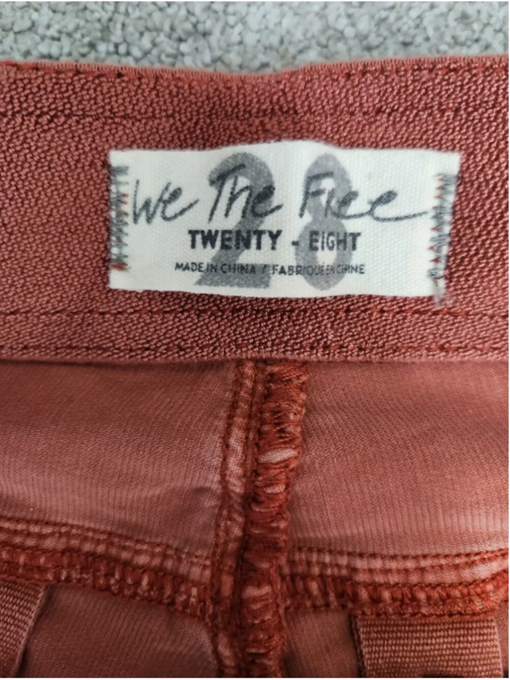 We The Free Low Rise Corduroy Flare Pull On Pants Size 28 Stretchy 70s 60s Bell