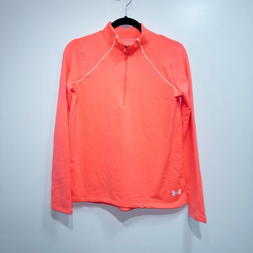 Under Armour Neon‎ Pink Loose Long Sleeve Novelty Top Size XL NWT