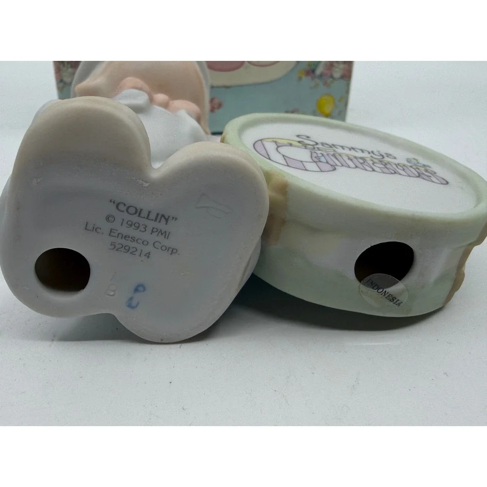 Precious Moments Collin Sammys Circus Drum Boy Figurine 529214 1993 Enesco Box