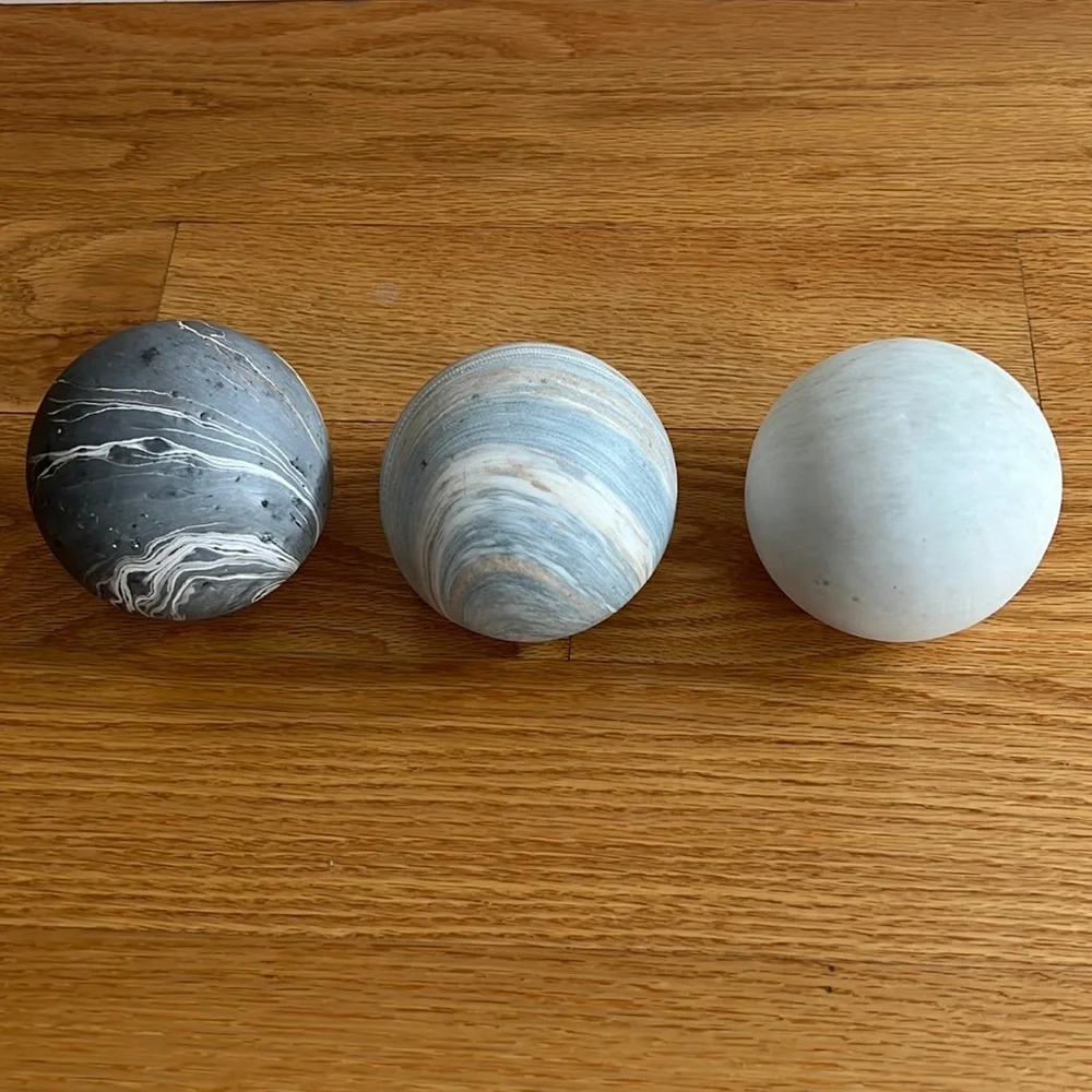 Set of 3 decorative Ceramic Balls