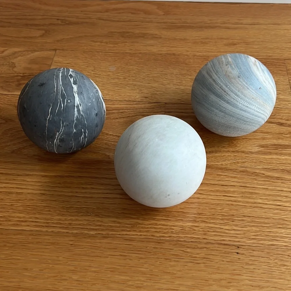 Set of 3 decorative Ceramic Balls