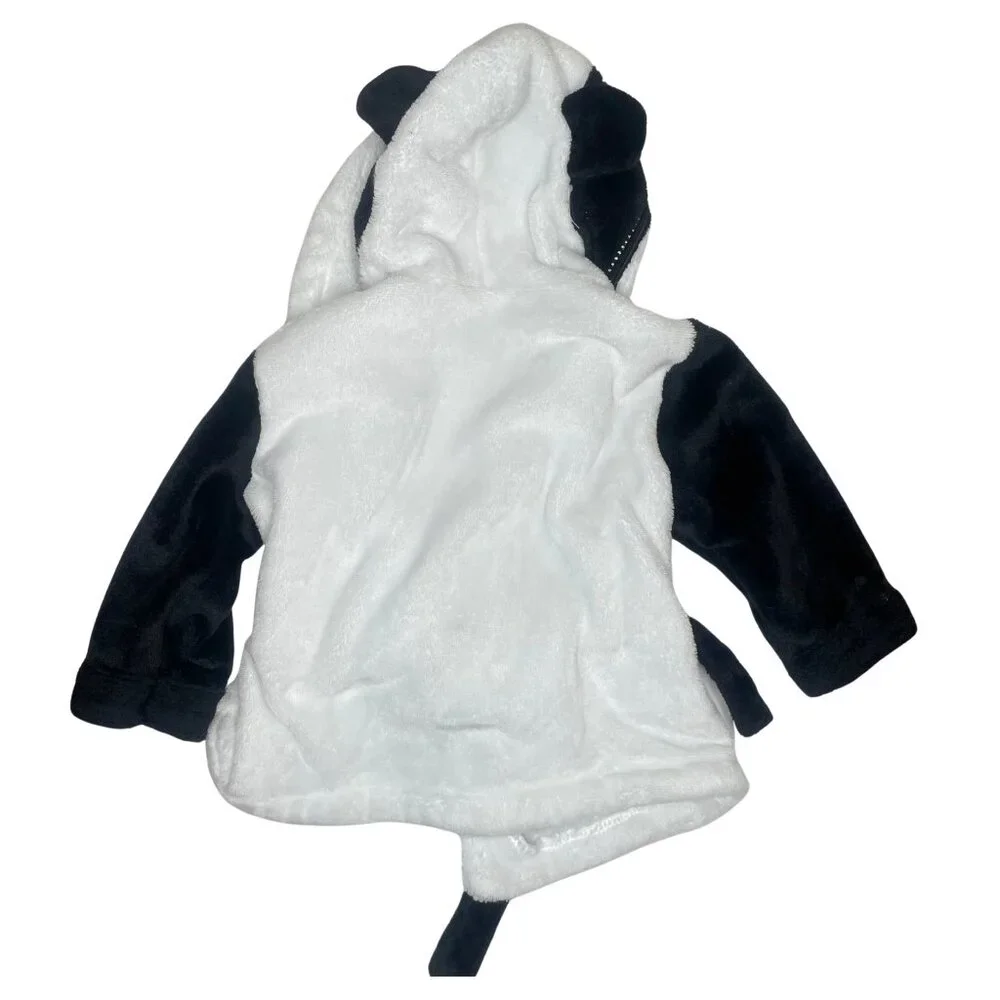 Toddler Panda Hooded Bathrobe 100% Cotton Size 90 2T Unisex