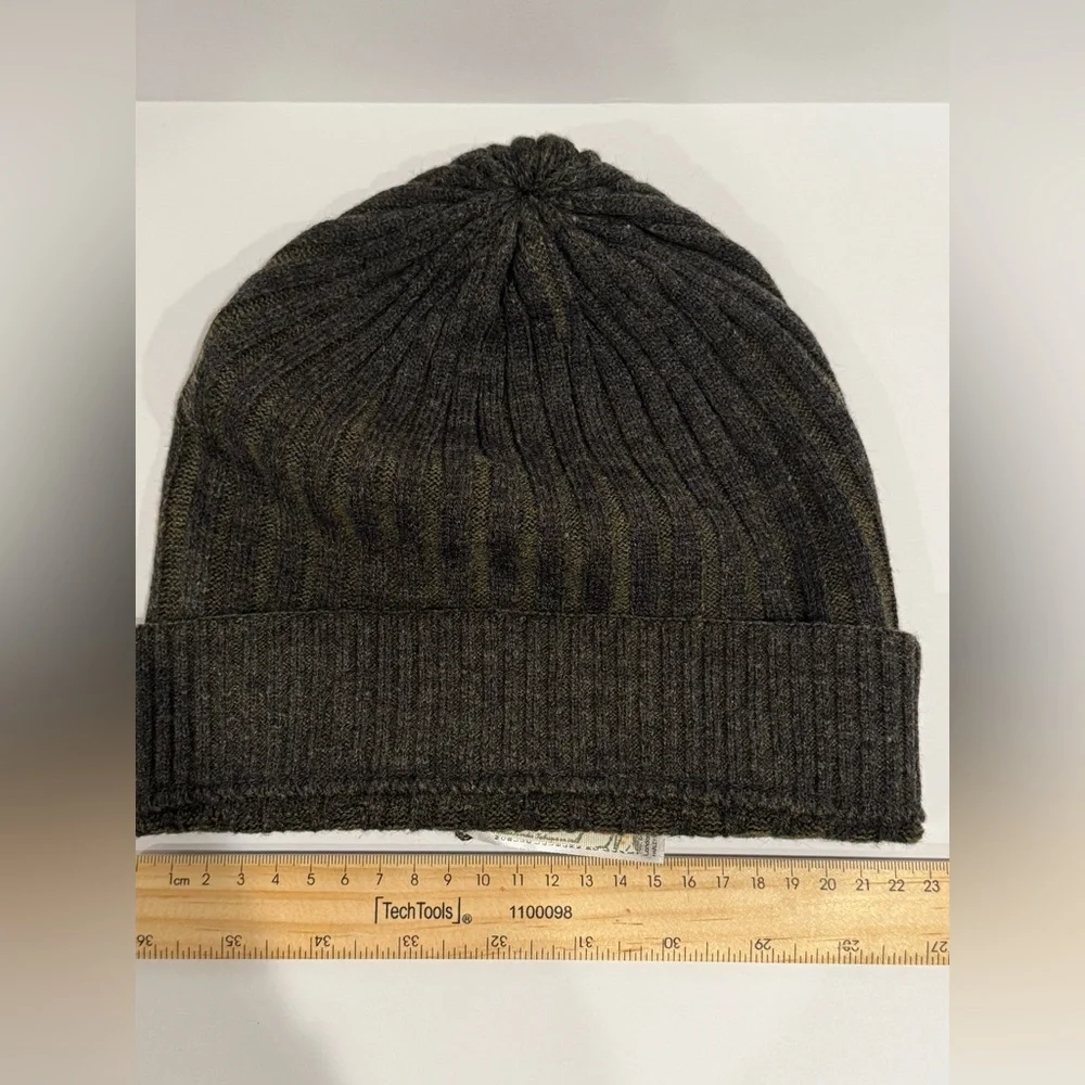 Free people beanie gray‎ green