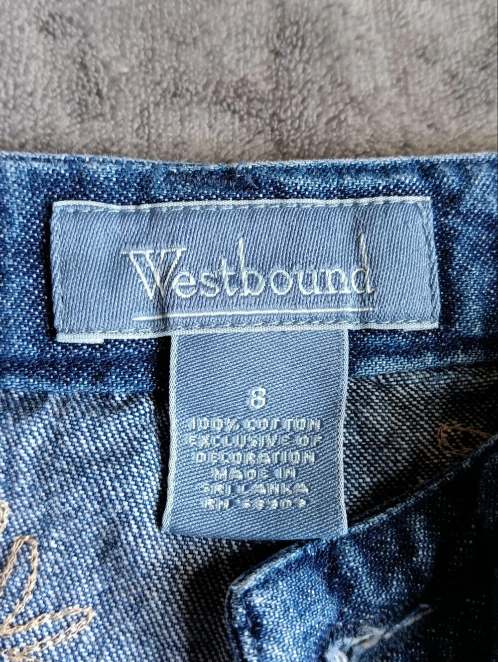 Westbound y2k blue