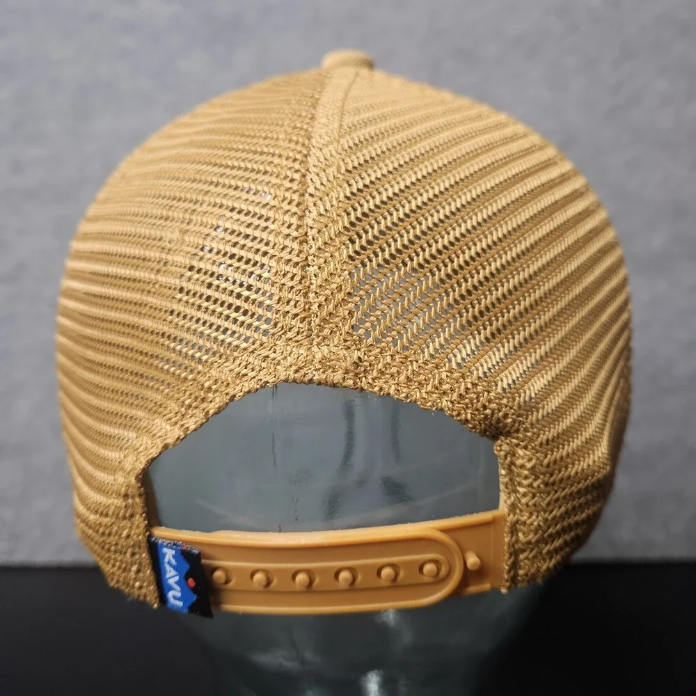 Kavu Above Standard‎ Trucker Hat Snapback Adjustable One Size Tan Outdoors Gear