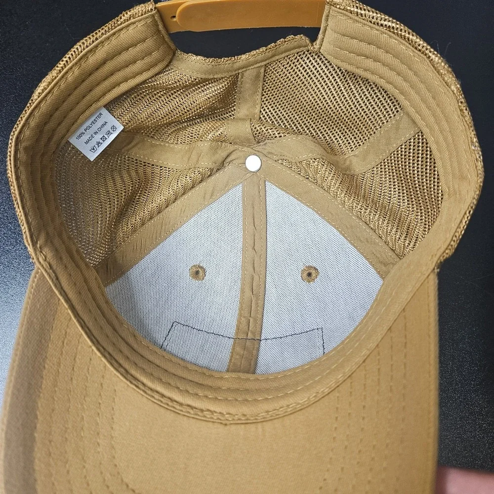 Kavu Above Standard‎ Trucker Hat Snapback Adjustable One Size Tan Outdoors Gear