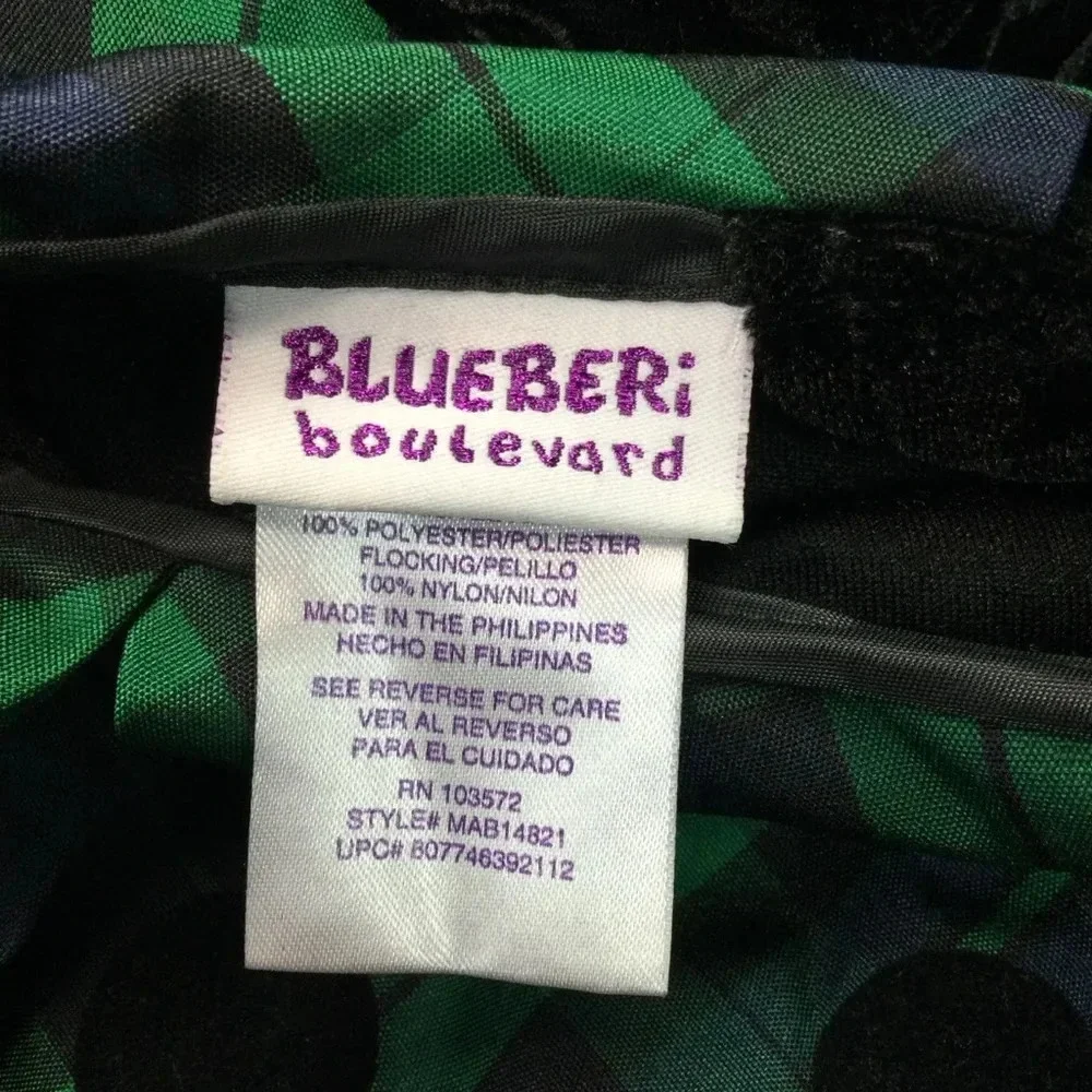 Girl's Blueberi Boulevard Jumpsuit‎ 24M Green Black velvet